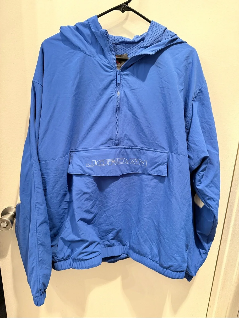 Jordan Royal Blue Hooded Pullover Windbreaker